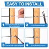 500 Pcs Metal Zip Ties 11.8 Inch Heavy Duty 304