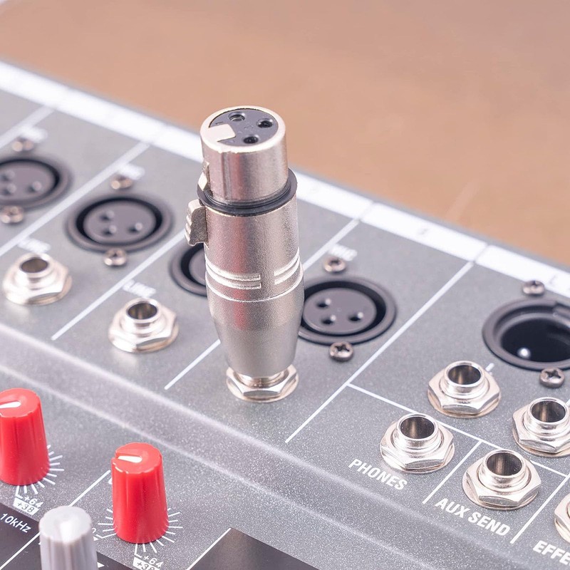 Sairps XLR hembra a 1/4 estéreo equilibrado conector de audio