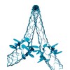 Simply Products 2 Pk Foil Garland Flower - Christmas Hanging