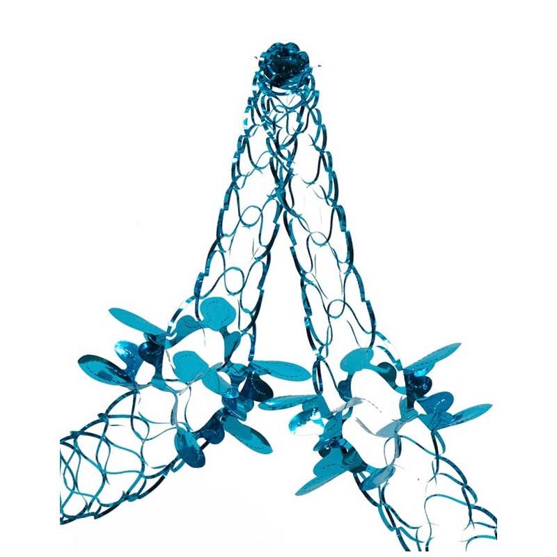 Simply Products 2 Pk Foil Garland Flower - Christmas Hanging