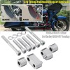 Unbranded CNC 3/4'' Driver Floorboard Extension Kit For Harley 09-UP