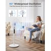 PELONIS 16" Oscillating Pedestal Stand Up Fan | Adjustable Height