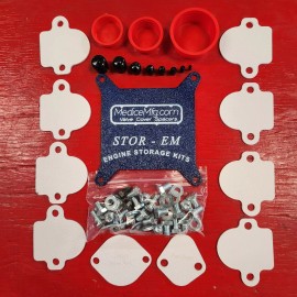 MEDICEMFG.COM ENGINE STORAGE KIT FORD 429 , 460 PAINTING BLOCK OFF KIT