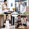 chenqi Kitchen Apron Adjustable Bib Apron with 2 Pockets, Unisex