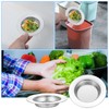 2 Pcs Kitchen Sink Strainer, 4.3 Inch Sink Drain Filter