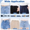44-Pack Elastic Button Extenders for Jeans and Pants