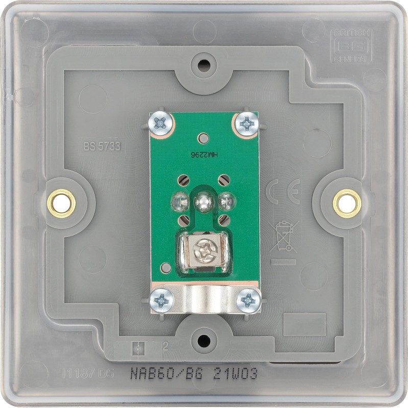 BG Electrical Single Socket For TV or FM Co-Axial Aerial