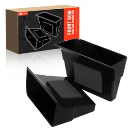 for Ford Explorer 2020 2021 2022 2023 Front Door Storage Box Door Side Organizer Tray Handle Insert Protector Pockets Phone Container Armrest Organizer for Ford Explorer 2023 Accessories (2 Pack)