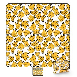 XXL Picnic Blanket 200 x 200 cm, Beach Blanket, Waterproof, Sand-Free, Foldable Beach Mat Made of Washable Three-Layer Structure, Portable for Camping, Beach, Lawn, Park and Outdoor Activities