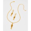 FAUTHENTICUTE 14K Gold Fish Earrings For Women Small Gold Huggie