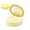 Honbay Cookie Shaped Contact Lens Case Travel Contact Lens Box