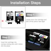 BeOne Remanufactured Ink Cartridges Replacement for 215 T215 for WF-100