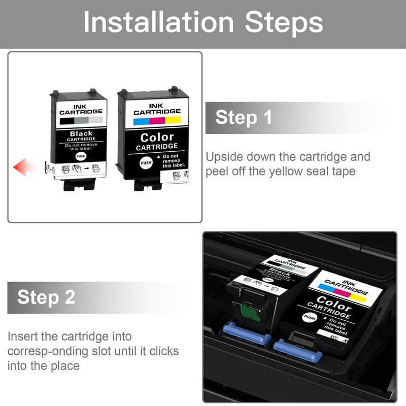 BeOne Remanufactured Ink Cartridges Replacement for 215 T215 for WF-100