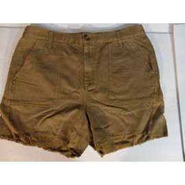Aerie New Aerie Khaki Tan Cut Off Shorts Large NWT