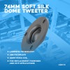 VONYX WSD74 74mm Silk Dome Tweeter, HiFi Tweeter, Speaker Tweeter