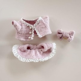 Tznzxm - Juego de ropa de muñeca de 17 cm y conjunto de ropa para muñecas de 17 cm, juego de 3 piezas de estilo encantador para muñecas de 6.7 pulgadas, accesorios de vestir de lujo adecuados para