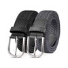 YOUCHAN Pack of 2 belts for men and women, elastic
