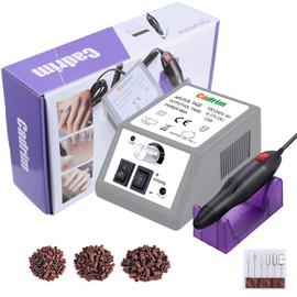 Cadrim 20000RPM Electric Nail Drill Machine Professional Electric Nail File Manicure Pedicure Nail Drill Kit with 156pcs Sanding Bands Remover Polisher Gel Acrylic Nails for Beginners and Manicurist