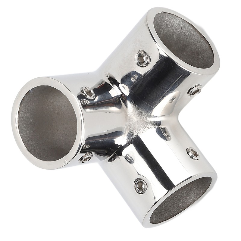 3 Way Corner Tee Joint 316 Stainless Steel Mirror Polished