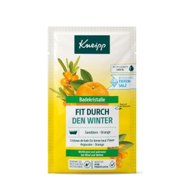 Kneipp Bath Crystals Fit through the Winter - with Valuable Sea Buckthorn Extract and Natural Essential Orange Oil - 60 g