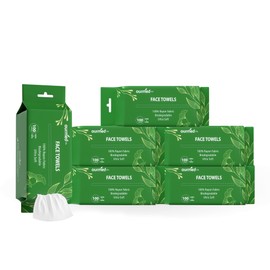 Ourmed Life Face Towels - Versatile Disposable Biodegradable Cloths for Sensitive Skin | Lint-Free Facial Towel for Cleansing, Skincare, Makeup Removal & Dry Wipes, 600 Count