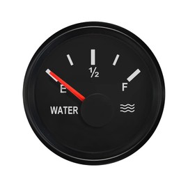 ELING Medidor de nivel de agua para barco automático, medidor de tanque, señal de 240-33 ohmios, 2 "(52 mm) con retroiluminación