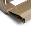 Fits 18" Baseboard Space | Corner Baseboard Register by Handua