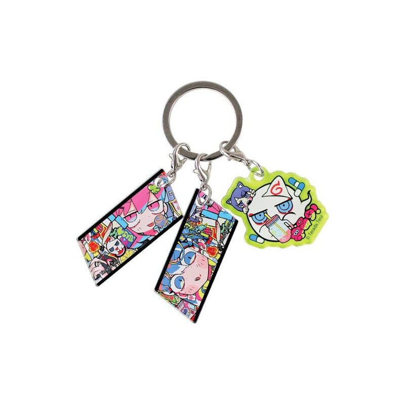 Tees Factory Terada Terada TD-5546361CH 3 Charm Keychain chroma Approx.