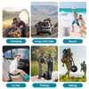 TRIPTIPS Upgrade Retractable Portable Toilet Travel Toilet Adjustable Height Camping