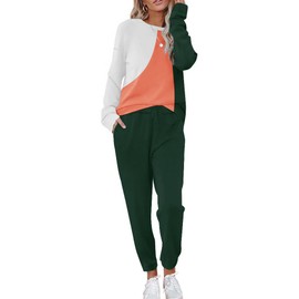 ETCYY NEW Lounge Sets for Women Two Piece Outfits Sweatsuits Sets Long Pant Loungewear Workout Athletic Tracksuits