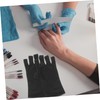 Baluue 2pairs Fingerless Uv Gloves for Nail Art Reusable Comfortable