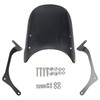 Motorcycle Front Windshield PC Airflow Wind Deflector Fairing Windscreen for