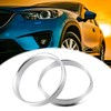 ACROPIX 54.1mm to 56.1mm Universal Car Hub Centric Rings Silver