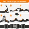 BEYOURD 3/4" Buckles and Straps Set: 6 Yards of Thick