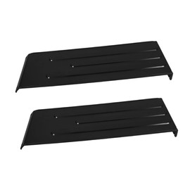 PACKOVE 2Pcs Wheelchair Side Guards Durable Wind Deflectors for Enhanced Comfort Simple Installation for Elderly Black Wheelchair Accessory Protects Against Scratches and Impacts