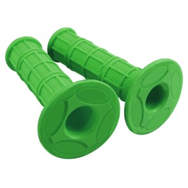 HOLATO 7/8" Handlebar Grips for 50cc-125cc CRF70 CRF80 TRX450 TTR90 TTR110 TTR125 PW80 RM80 DR650 KLX250 KLX300 KX65 SSR125 Pit Dirt Bike ATV Quad Motocross Motorcycles CT100U CT200U Mini Bike Green