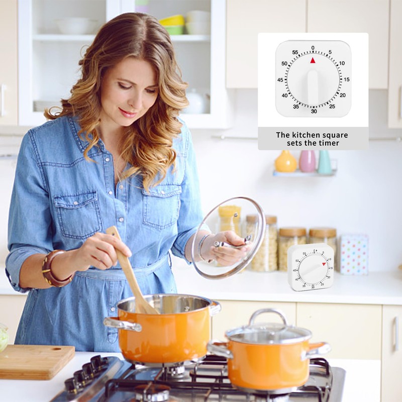 SULIVES Kitchen Timer, Egg Timers for Boiling Eggs, Timers for