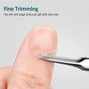 (Scissor 1-PACK with Pusher) Cuticle Scissors & Nail Scissors -