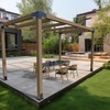 YEOOE 6 Pack Pergola Brackets 4x4 (Actual: 3.5x3.5 Inch), Rafter