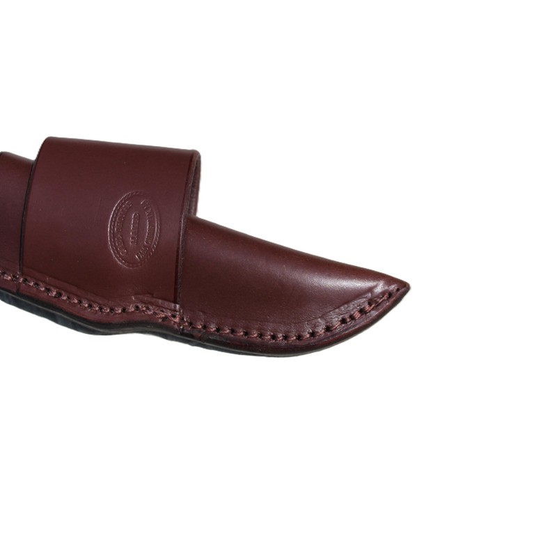 CARL THOMAS LEATHERS Cross draw. Hand Fixed Blade Knife Sheath,