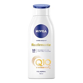 NIVEA Crema Corporal Humectante y Reafirmante Q10 (400 ml) - 48 Horas de Humectación Profunda con Vitamina C para una Piel Visiblemente Más Firme - Id