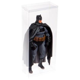 DollSafe Clear Folding Display Box for Extra Large 11-12.5 inch Dolls and Action Figures, 6" W x 3" D x 13" H, Pack of 5