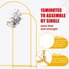 Putros Metal Arch Backdrop Stand Gold Wedding Arch Stand Set