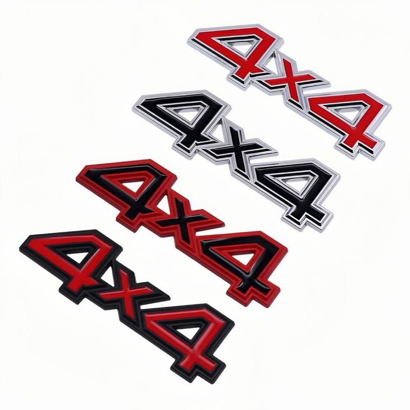 1pc 4X4 Car Tailgate Side Rear Trunk Metal Emblem Badge