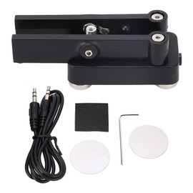 Morse Code Telegraph Key, Double Paddle Telegraph Key with 3.5mm Interface Cable Magnetic Base Morse Code Portable CW Keyer Experiment Kit for Physical Experimental Teaching