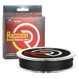 RUNCL Upgraded Braided Fishing Line, Colorfast Fishing Line Braid for Bass, Trout, Crappie, Ultra Strong Braid for Saltwater Freshwater, Abrasion Resistant, Zero Stretch, 6-80lb, 150/300/500/1000Yds