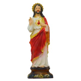 Sacred Heart of Jesus 8 inch Tall Religious Figure Sagrado Corazon De Jesus Statue