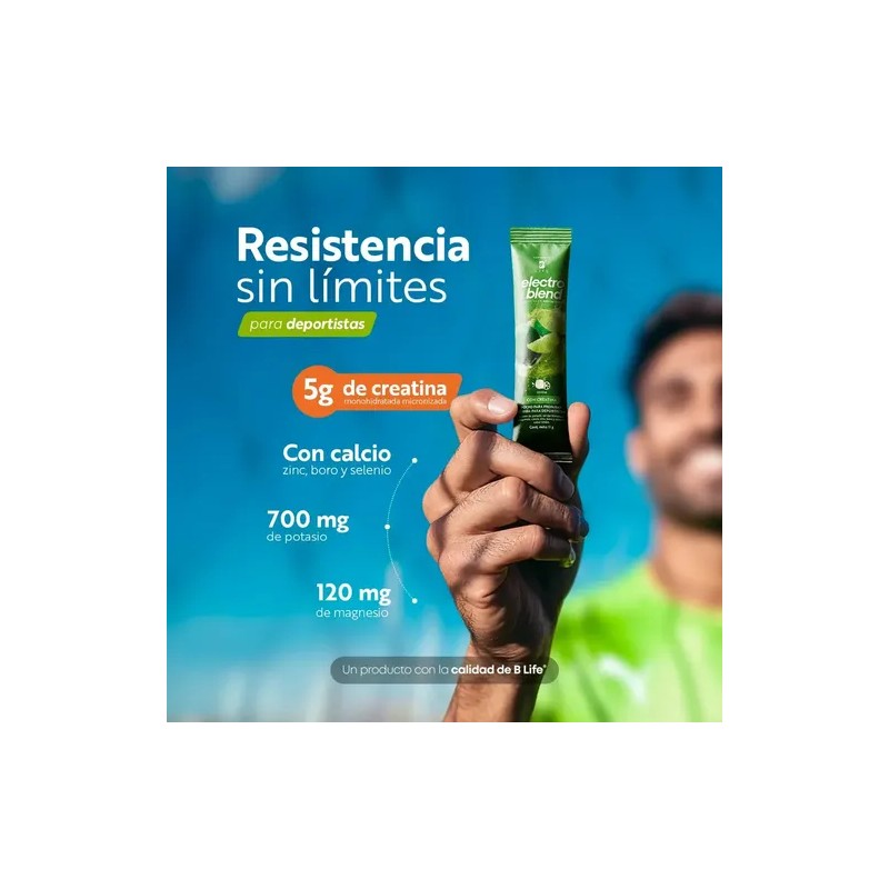 Electrolitos Creatina 45 Sobres Electroblend Creatine B Life Sabor Mix