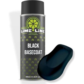 LiME LiNE Automotive Black Basecoat Spray Paint - 14 Oz
