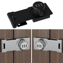 No-Drill Drawer Password Lock, Small Silver Anti-Theft Security Device for Gosiwon & Compact Spaces Small-Silver